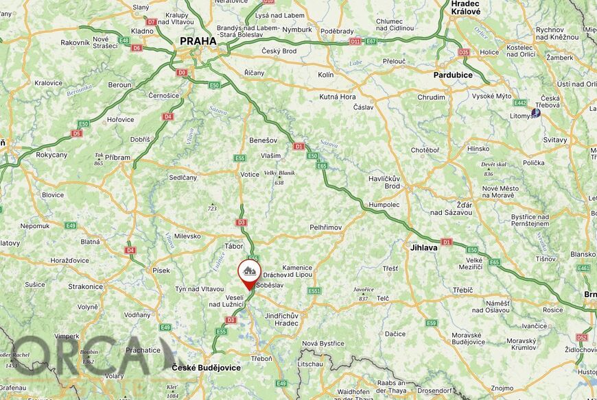 Prodej ostatní plochy 2223 m2 v k.ú. Dráchov