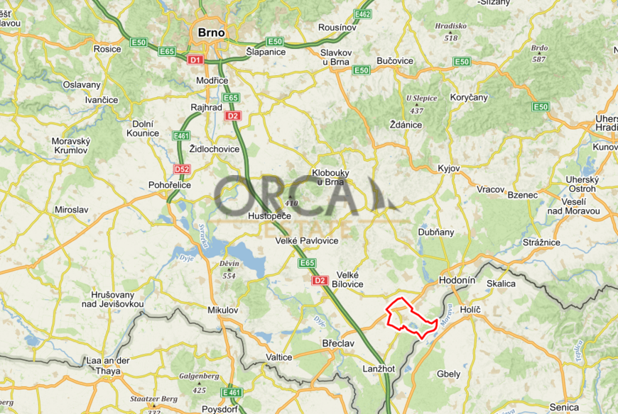 0,1 ha orné půdy v k.ú. Moravská Nová Ves