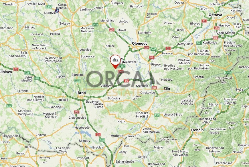 0,2 ha pozemků v k.ú. Myslejovice