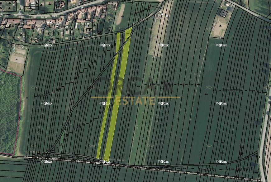 0,2 ha pozemků v k.ú. Myslejovice