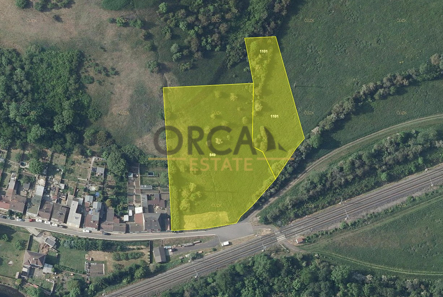 Prodej 0,8 ha pozemku v k.ú. Hostomice nad Bílinou