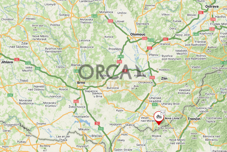 0,3 ha pozemků v k.ú. Nová Lhota u Veselí nad Moravou