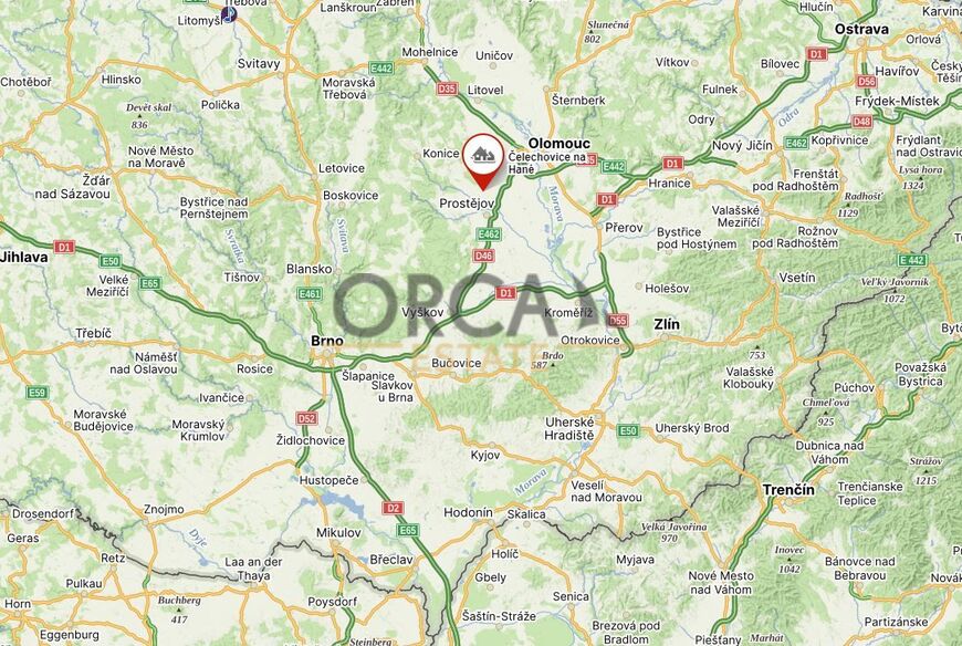 0,27 ha pozemku v k.ú. Čelechovice na Hané