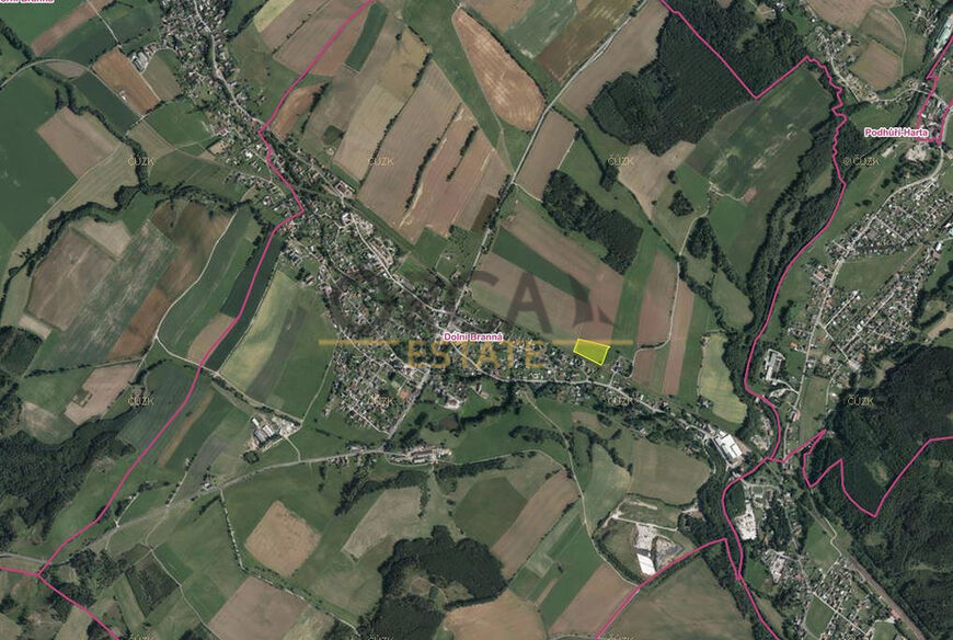 0,93 ha pozemku v k.ú. Dolní Branná