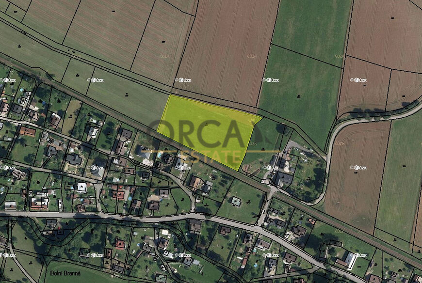 0,93 ha pozemku v k.ú. Dolní Branná