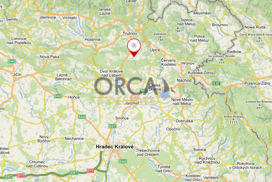 1 ha trvalého travního porostu v k.ú. Kyje u Hajnice