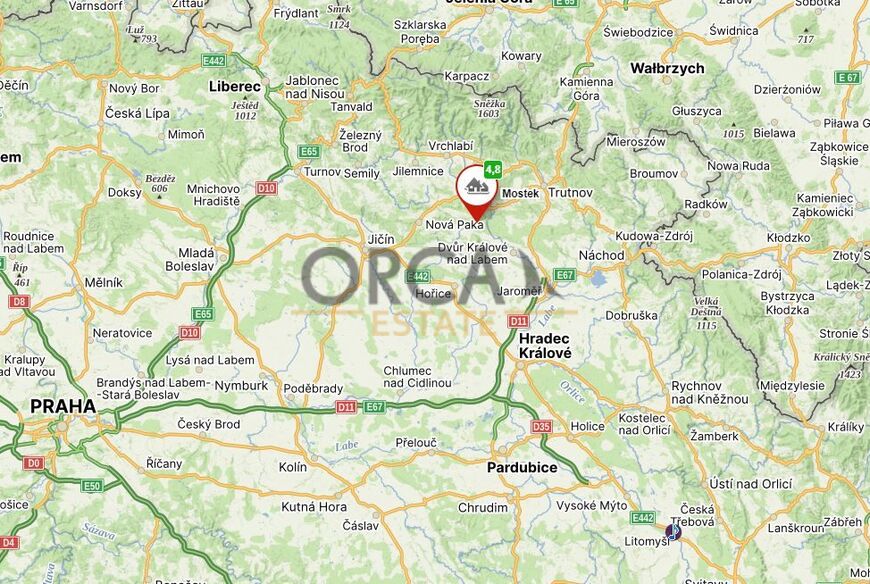 0,9 ha trvalého travního porostu v k.ú. Mostek