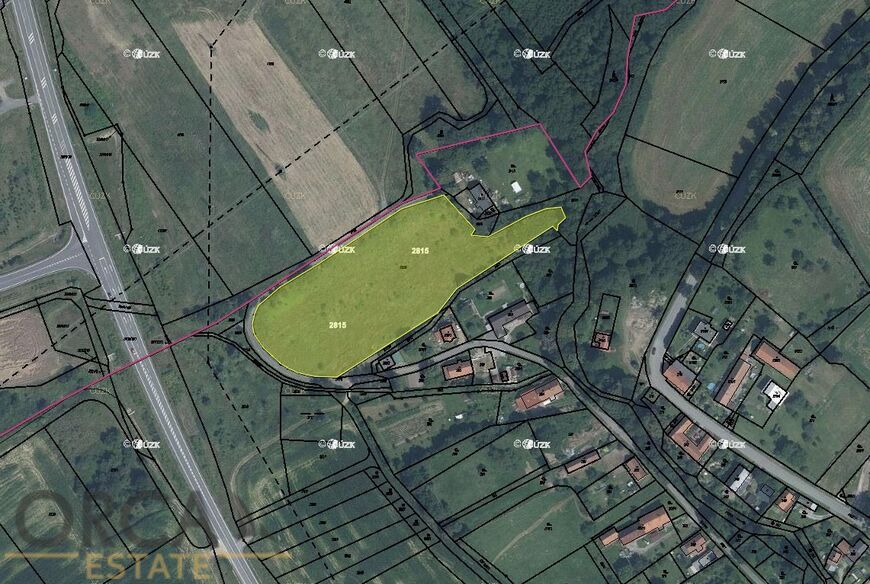 Zajímavý investiční pozemek 10 859 m2 v k.ú. Butovice