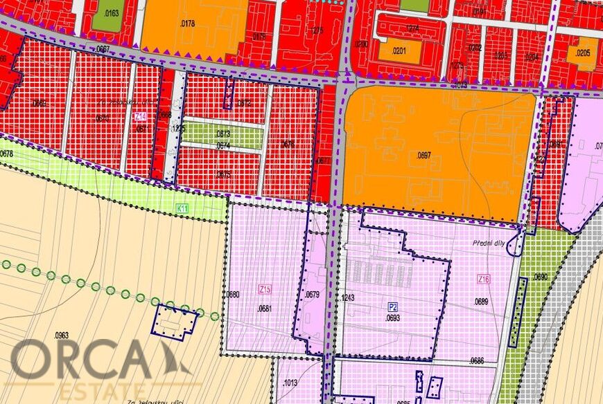 Prodej podílu 1801 m2 na zastavitelném pozemku v k.ú. Prostějov