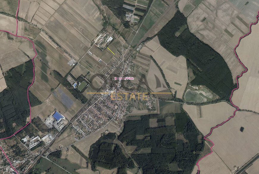 Pozemek v k.ú. Moravský Písek o výměře 320 m2