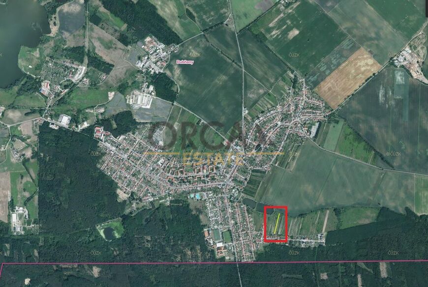 Zajímavý pozemek v k.ú. Dubňany