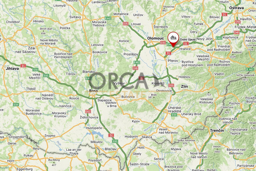 0,46 ha pozemku v k.ú. Skoky u Staměřic