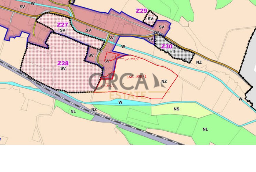 Prodej podílu 1/24 pozemků o podílové výměře 1464 m2 v k.ú. Borovnice u Staré Paky (okres Trutnov)