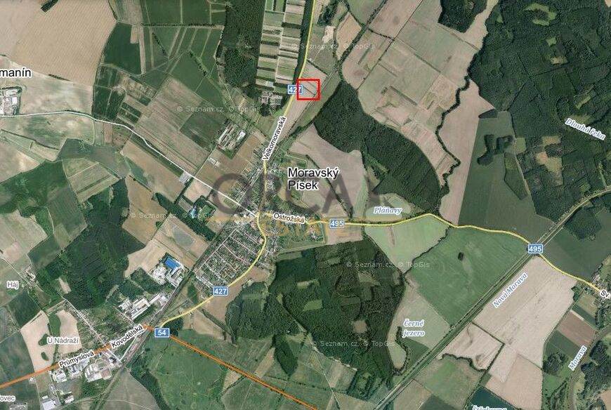 Pozemky v k.ú. Moravský Písek