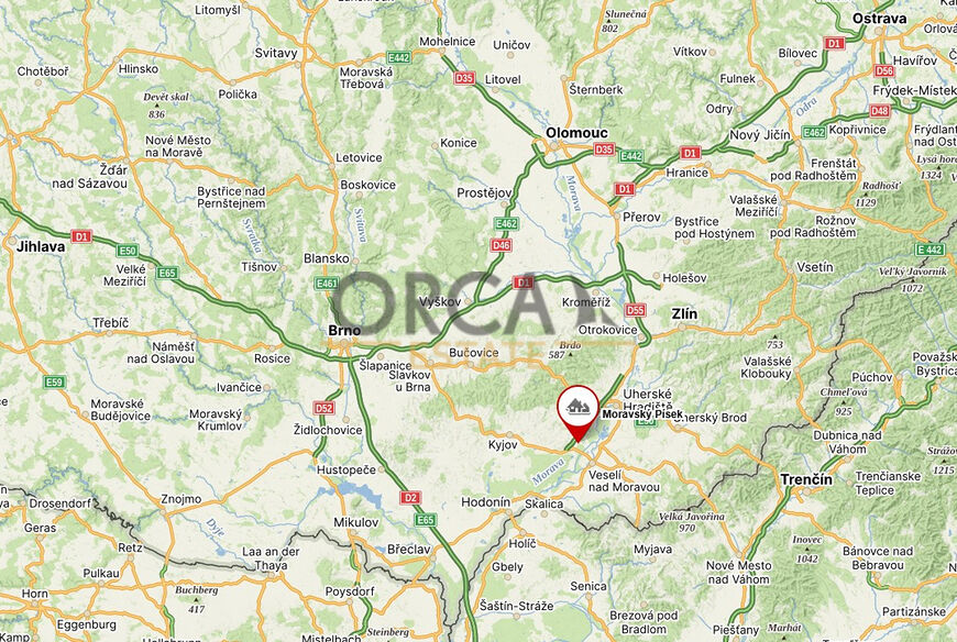 Pozemek v k.ú. Moravský Písek