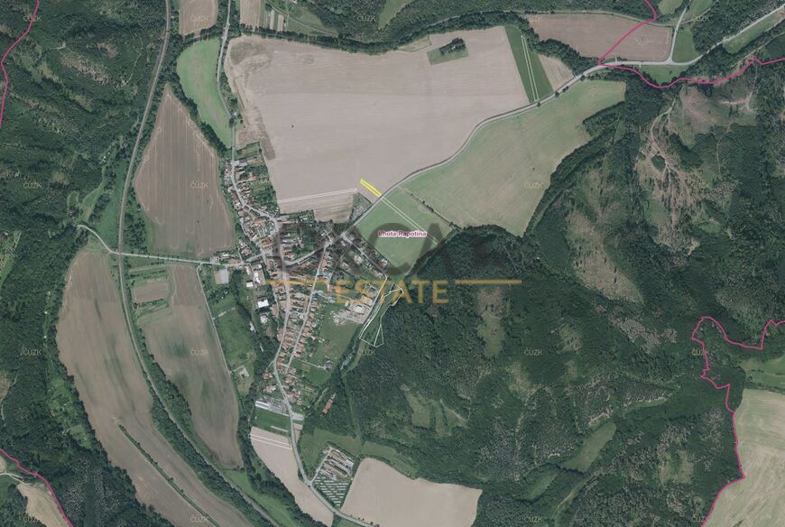 Zajímavý pozemek v k.ú. Lhota Rapotina