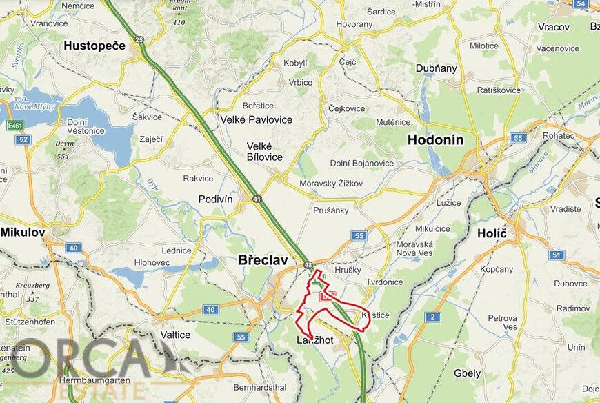 Prodej pozemku 3603 m2 v k.ú. Kostice