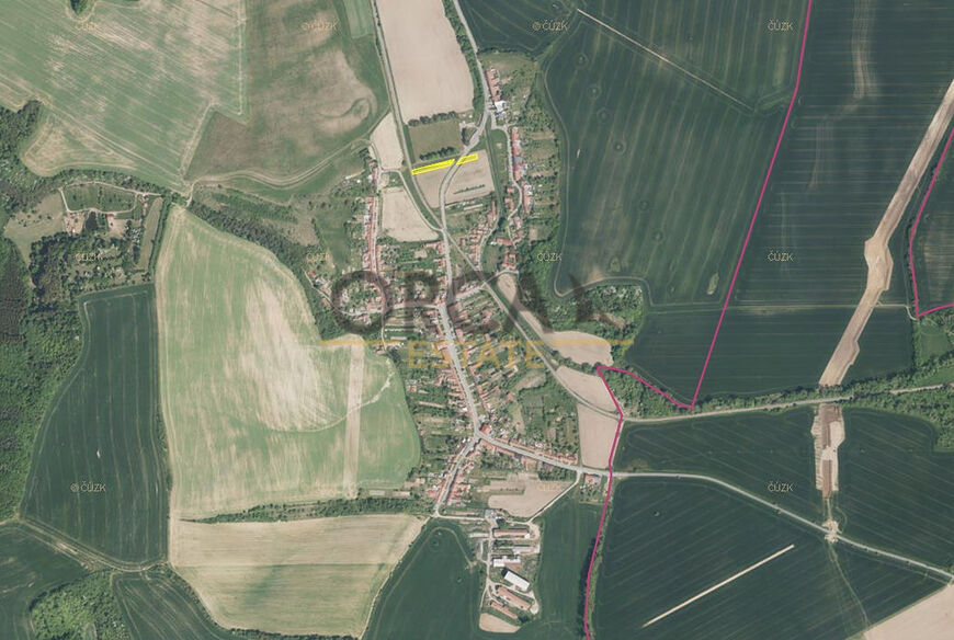 0,13 ha pozemků v k.ú. Mouchnice