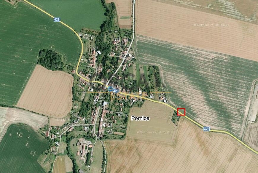 Ostatní plocha v k.ú. Pornice