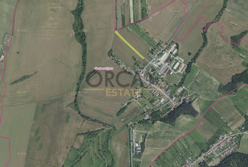 0,2 ha orné půdy v k.ú. Skalka u Kyjova