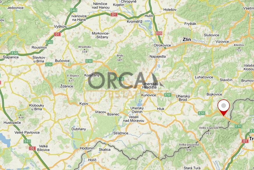 Prodej spoluvlastnického podílu id. 1/4 na pozemcích v k.ú. Starý Hrozenkov