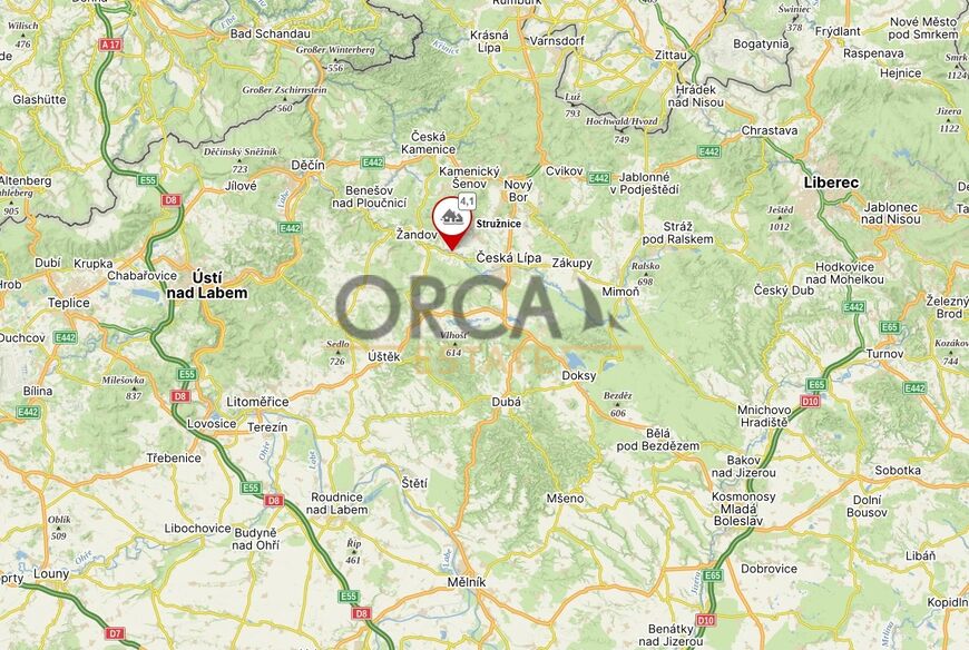 Pozemek v podílovém spoluvlastnictví v k.ú. Stružnice