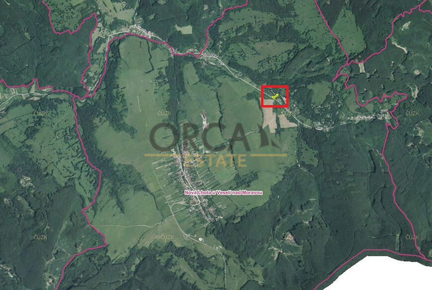 0,12 ha pozemků v k.ú. Nová Lhota u Veselí nad Moravou