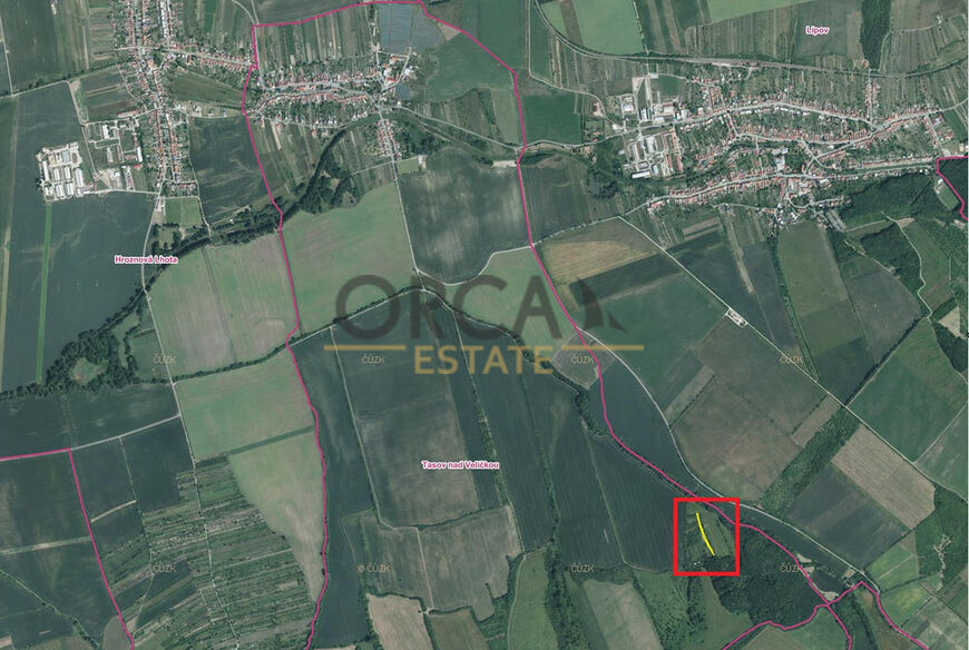 0,1 ha pozemků v k.ú. Tasov nad Veličkou