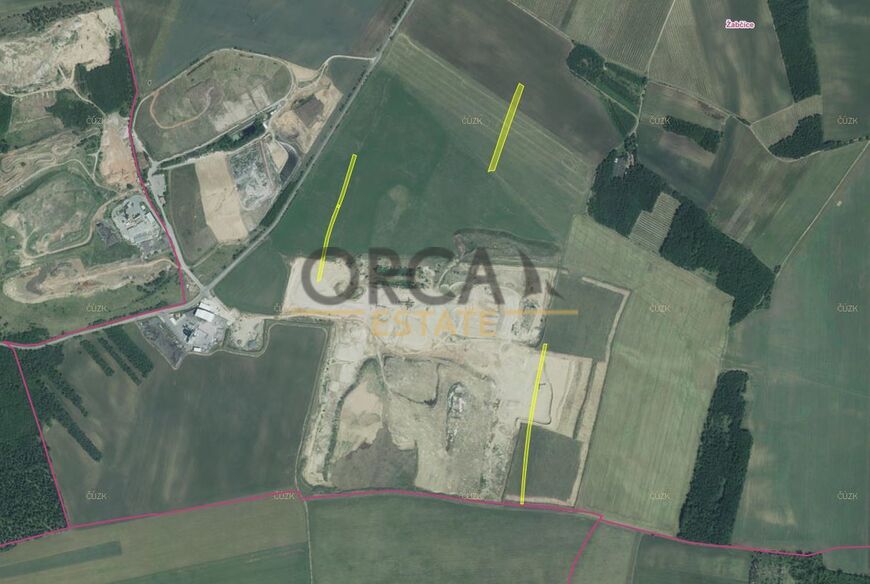 1 ha pozemků v k.ú. Žabčice