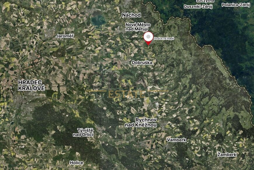 Prodej 1/4 podílu pozemků v k.ú. Ohnišov,část z nich plochy rekreace, podílová výměra činí 41519 m2