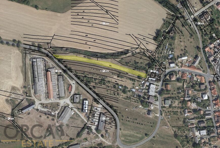 Zajímavý pozemek 2416 m2 v k. ú. Osvětimany