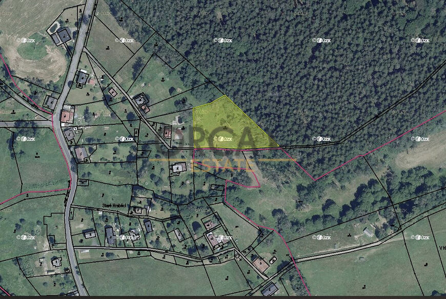 0,24 ha pozemku v k.ú. Staré Hraběcí