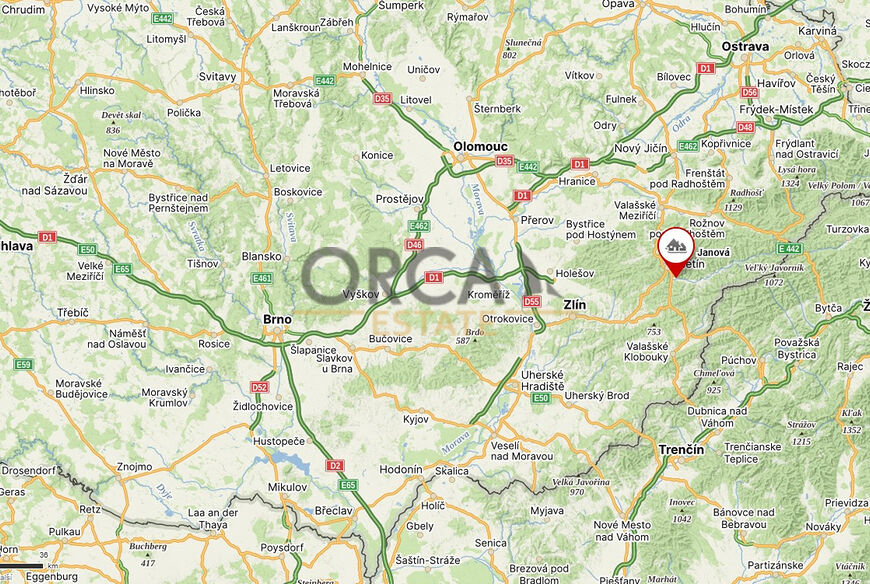 Prodej pozemku o výměře 992 m2 v k. ú. Janová