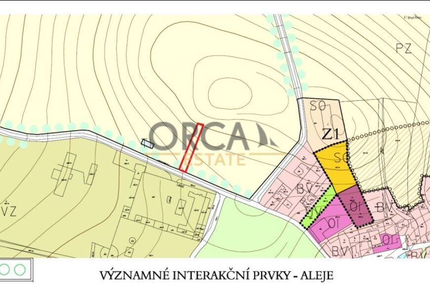 Prodej pozemku o výměře 1977 m2 v k. ú. Herálec (okres Havlíčkův Brod)
