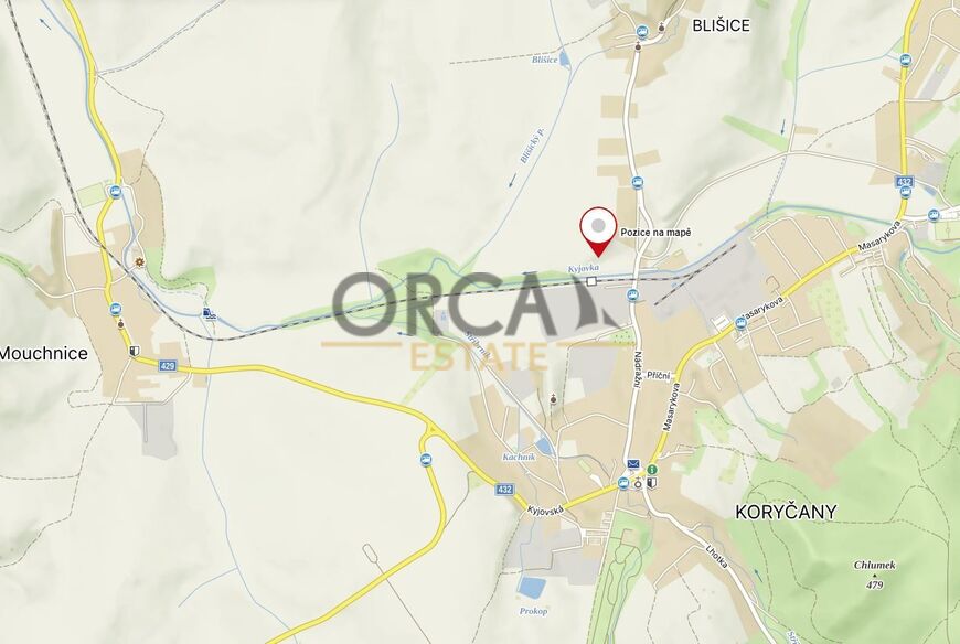 Prodej pozemků v k. ú. Koryčany o výměře 8104 m2