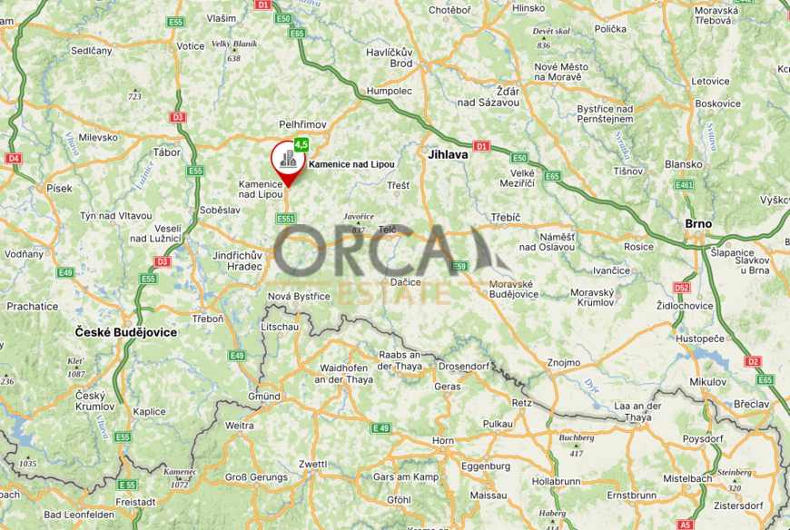 Prodej pozemku v k. ú. Kamenice nad Lipou o výměře 1998 m2