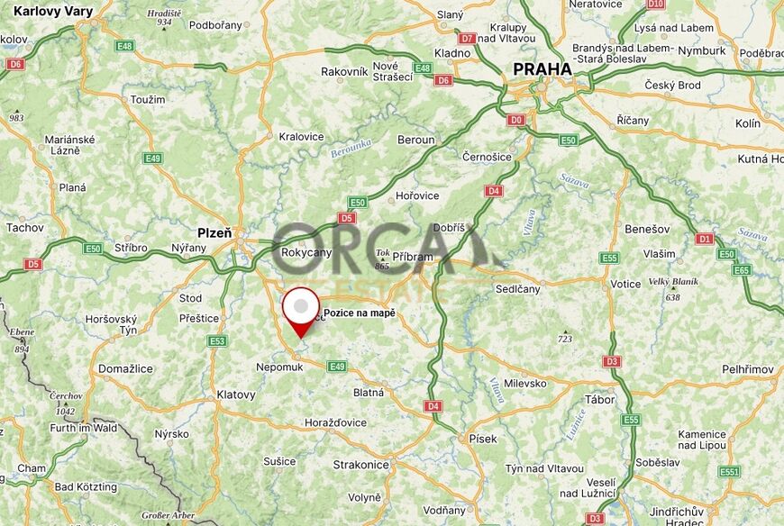 Pozemky v k. ú. Srby nad Úslavou