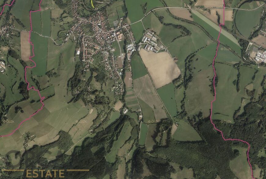 Prodej pozemku 446 m2 v k. ú. Štítná nad Vláří