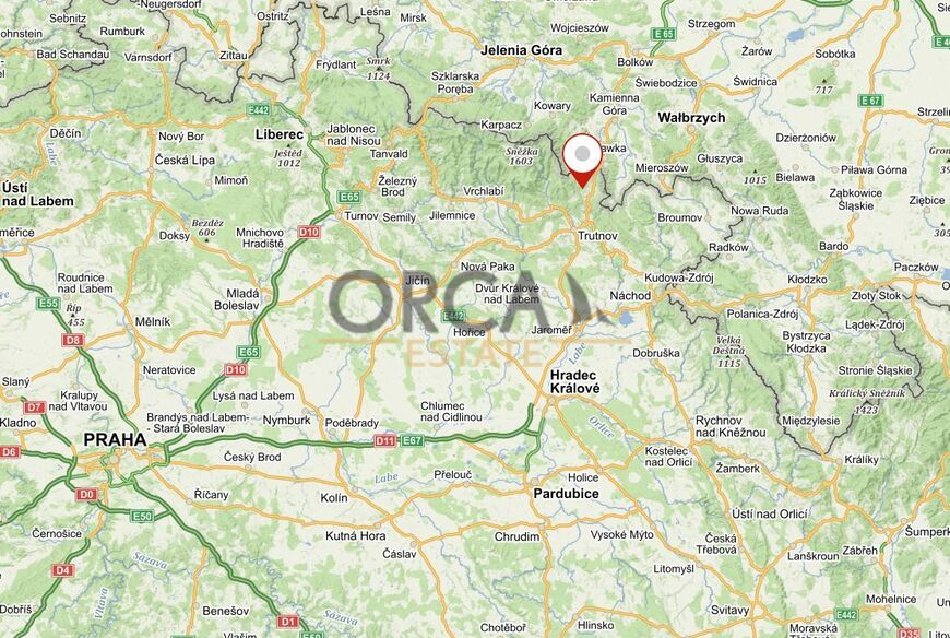 Prodej podílu 8242 m2 na pozemcích v k. ú. Křenov u Žacléře