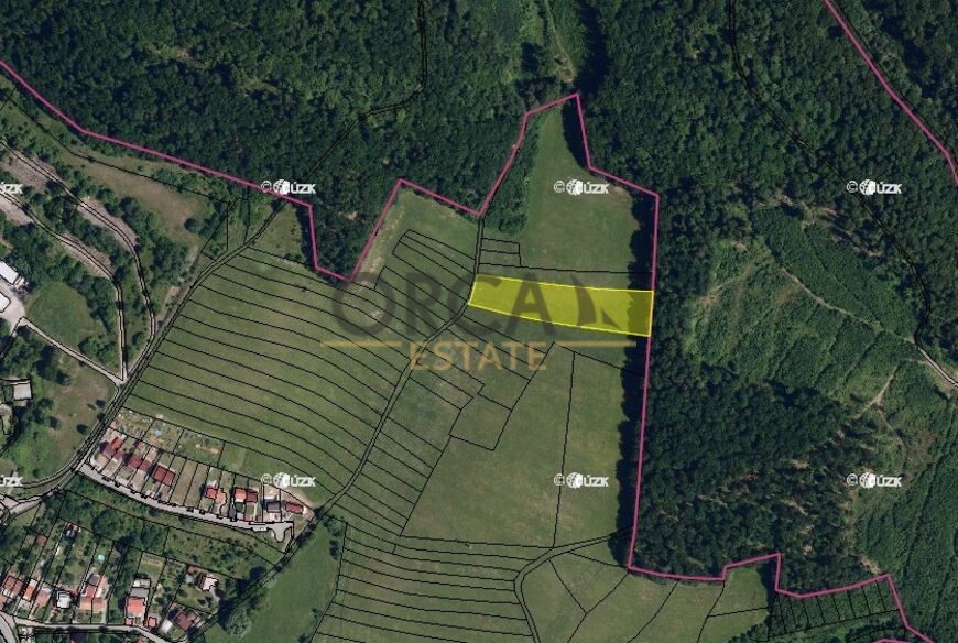 Prodej pozemků o výměře 5202 m2 v k.ú. Kanice (okr. Brno-venkov)