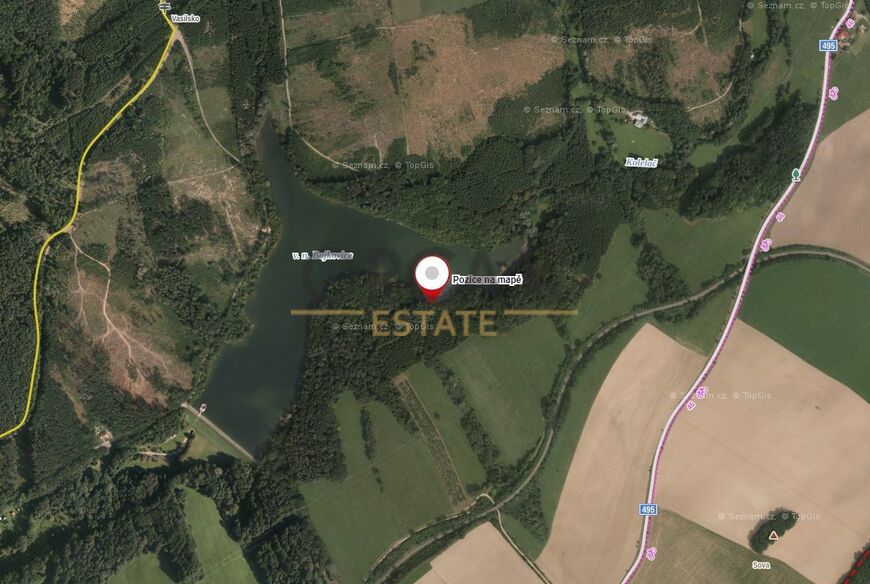 Prodej lesních pozemků v k.ú. Pitín o výměře 3127 m2