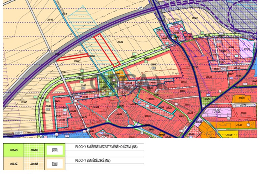 Pozemky o výměře 9710 m2 v k.ú. Postřelmov