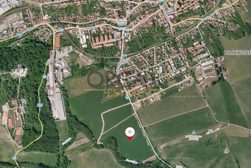 Prodej 2 pozemků o výměře 2973 m2 v k.ú. Bojkovice (okres Uherské Hradiště)