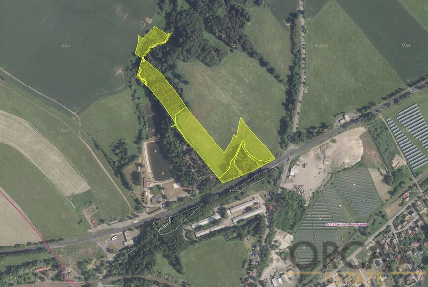 2,4 ha pozemků v k.ú. Markvartice v Podještědí