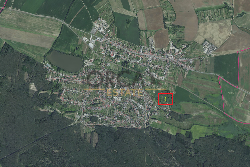 Zajímavý pozemek v k.ú. Vracov