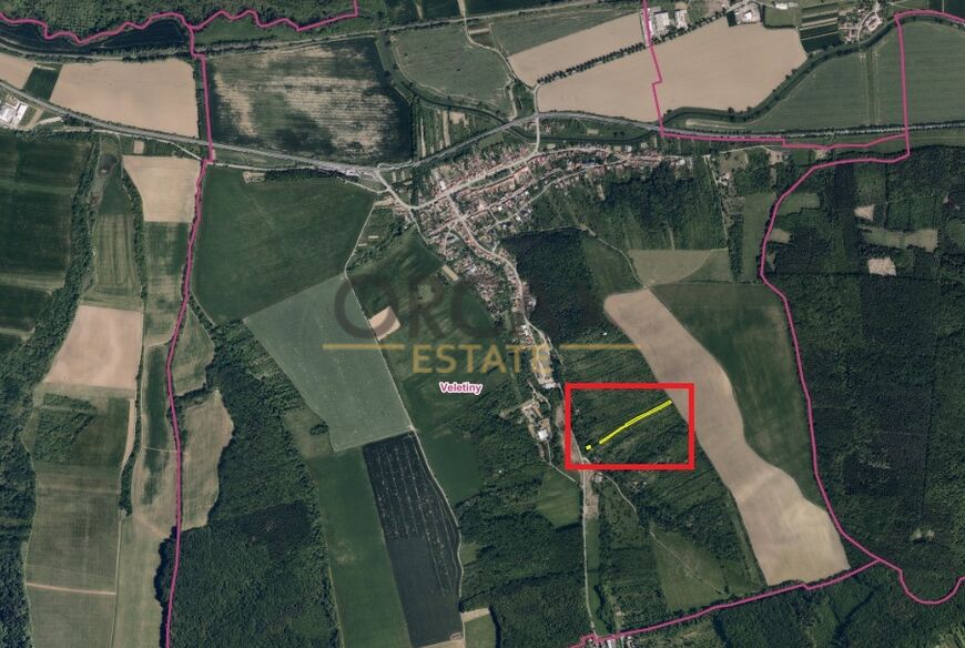 Prodej zajímavých pozemků 1967 m2 v k. ú. Veletiny