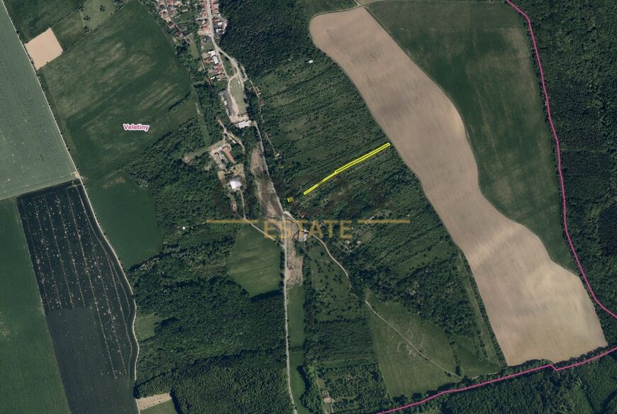 Prodej zajímavých pozemků 1967 m2 v k. ú. Veletiny