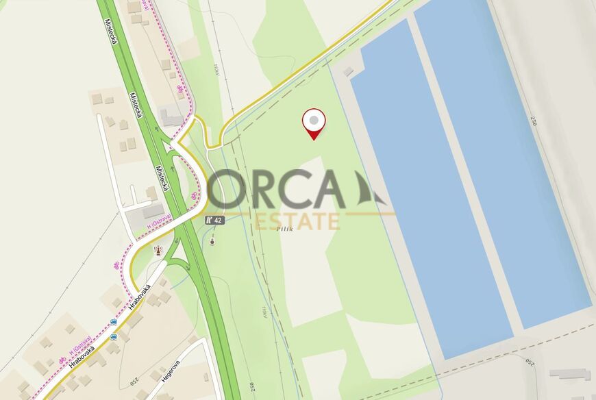 Pozemky vhodné pro rybáře v k.ú. Ostrava - Hrabová, o výměře 4653 m2