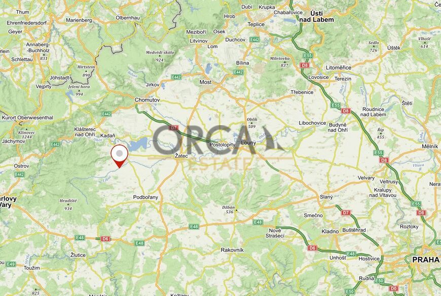 Vodní plocha v k.ú. Vilémov u Kadaně