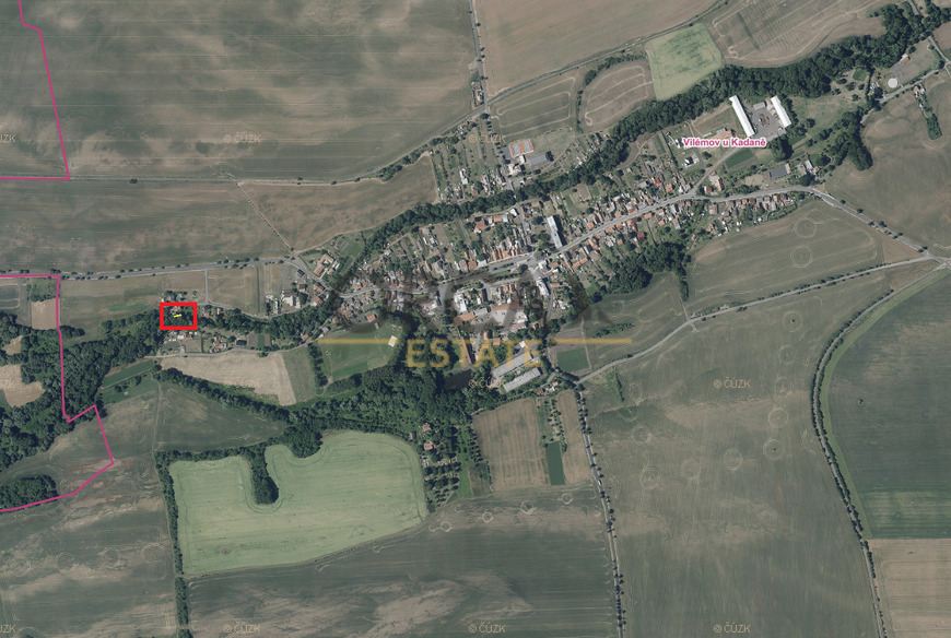 Vodní plocha v k.ú. Vilémov u Kadaně